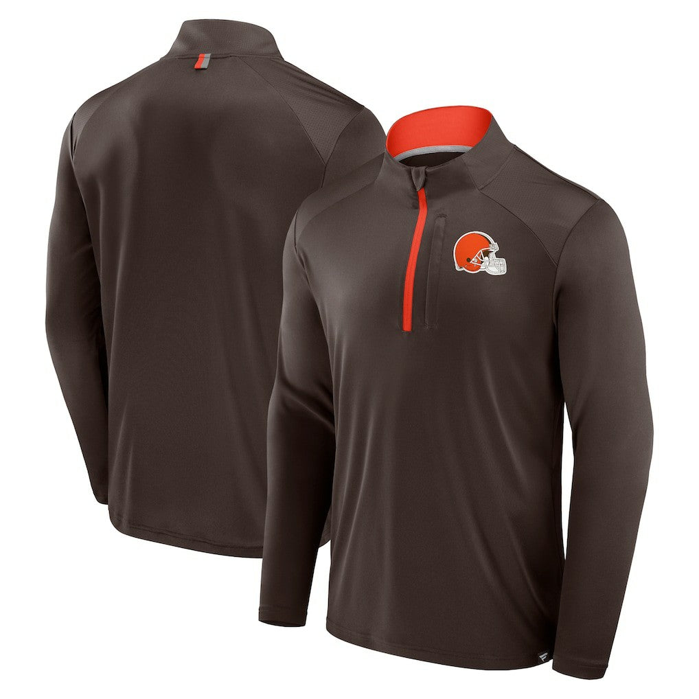 Defender Long Sleeve Quarter-Zip Jacket - Cleveland Browns