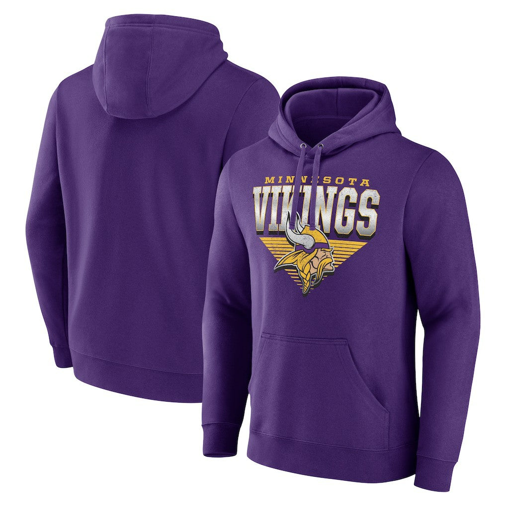 Geometric Chrome Pullover Hoodie - Minnesota Vikings
