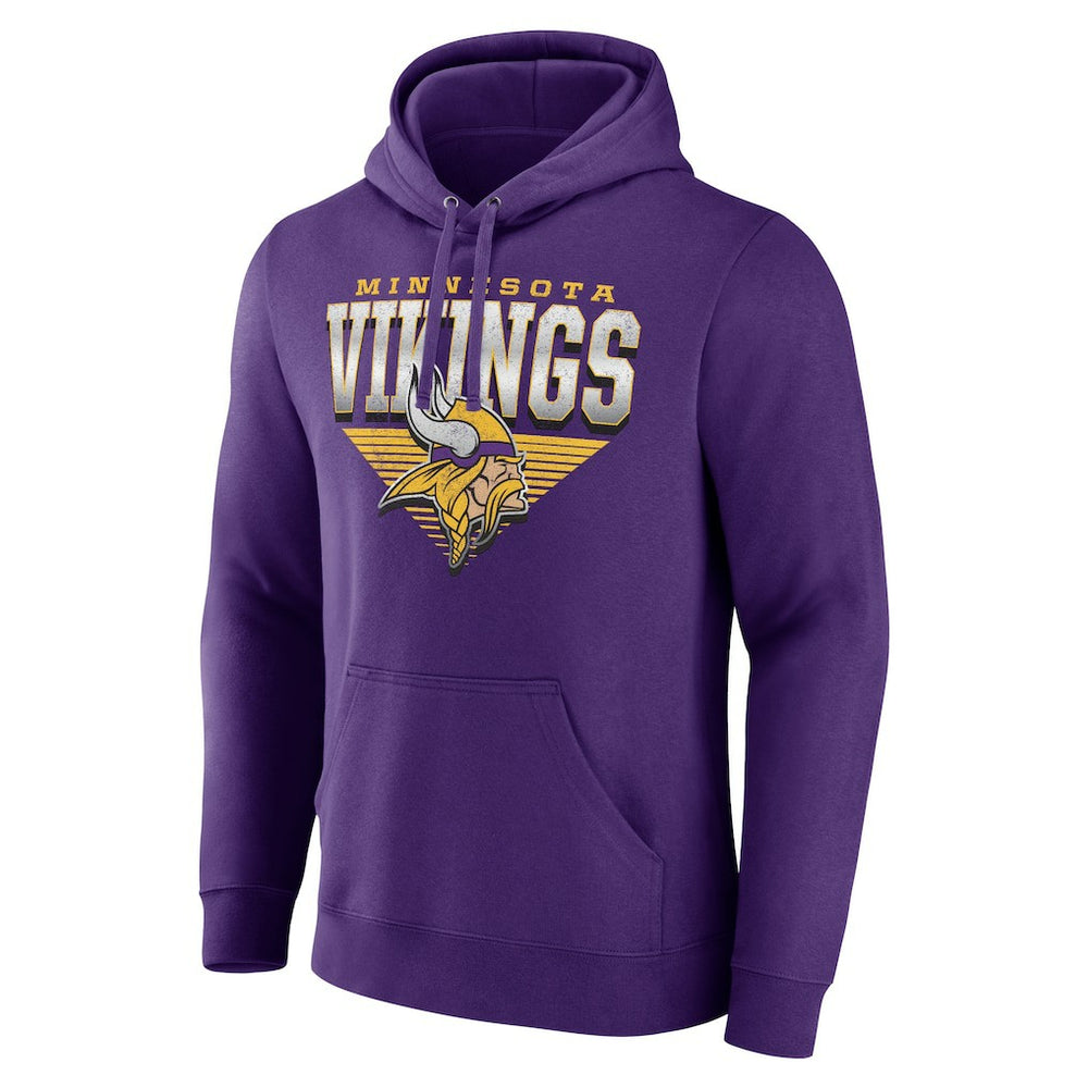 Geometric Chrome Pullover Hoodie - Minnesota Vikings