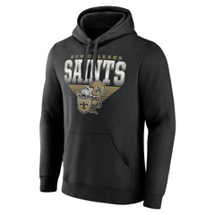 Geometric Chrome Pullover Hoodie - New Orleans Saints