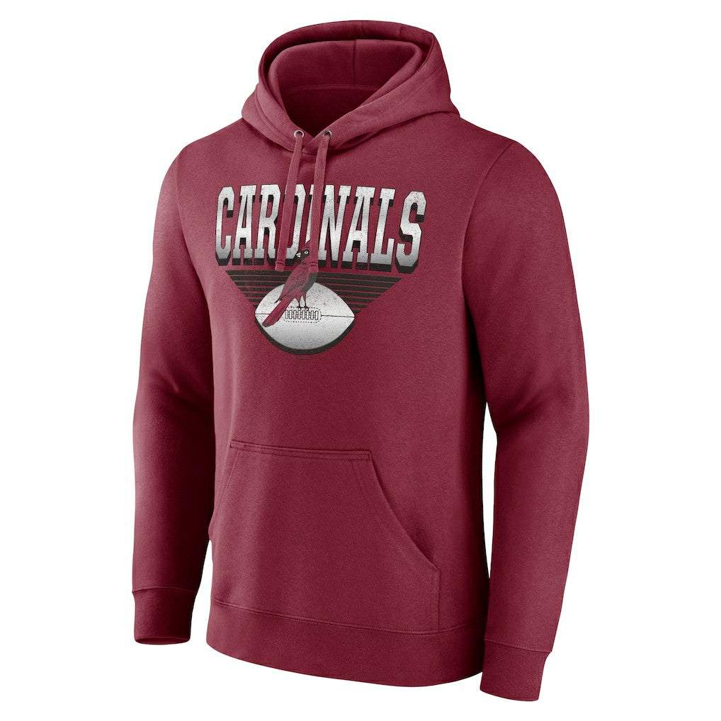 Geometric Chrome Pullover Hoodie - Arizona Cardinals
