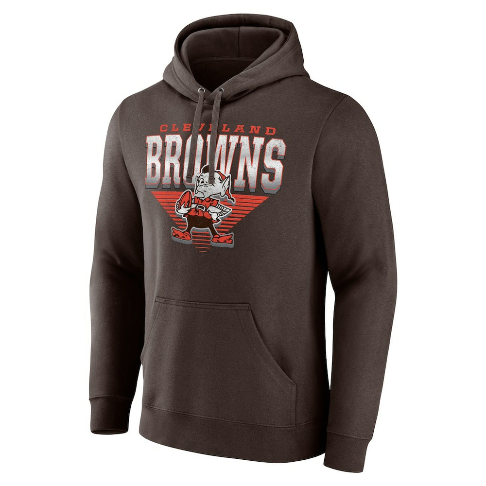 Geometric Chrome Pullover Hoodie - Cleveland Browns