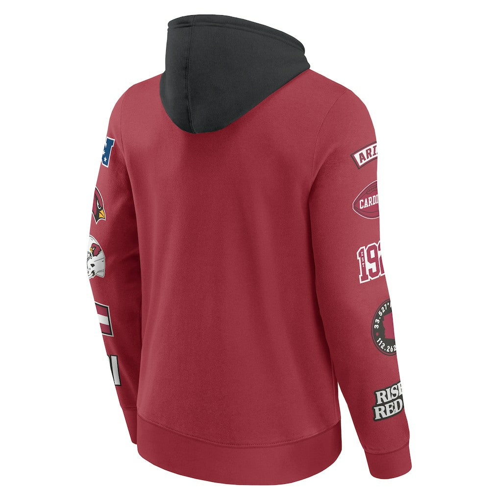 Patched Out Pullover Hoodie - Arizona Cardinals