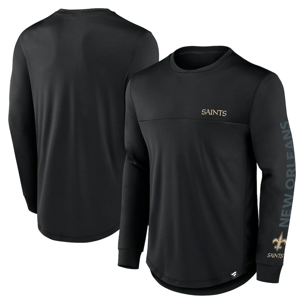 Blackout Long Sleeve T-Shirt - New Orleans Saints