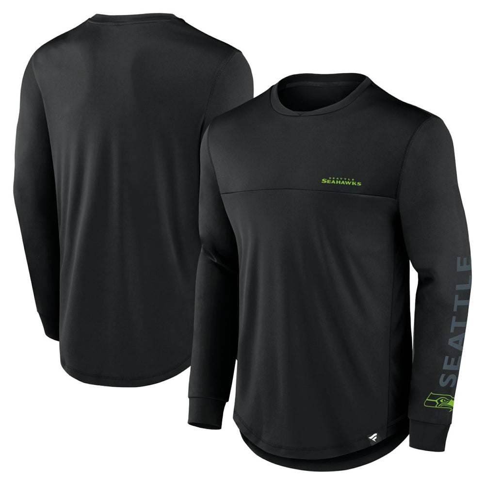Blackout Long Sleeve T-Shirt - Seattle Seahawks