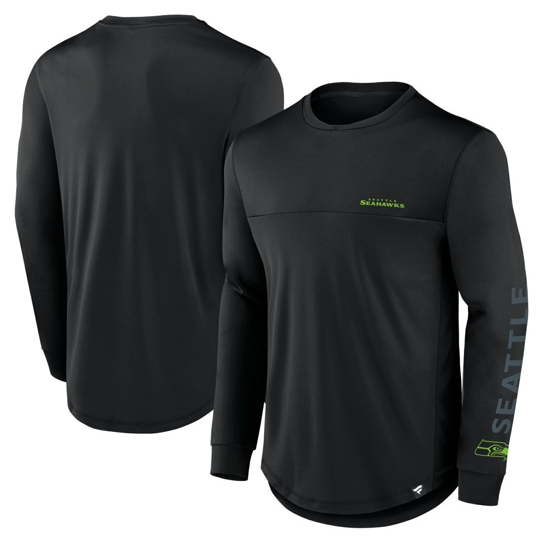 Blackout Long Sleeve T-Shirt - Seattle Seahawks