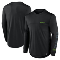 Blackout Long Sleeve T-Shirt - Seattle Seahawks