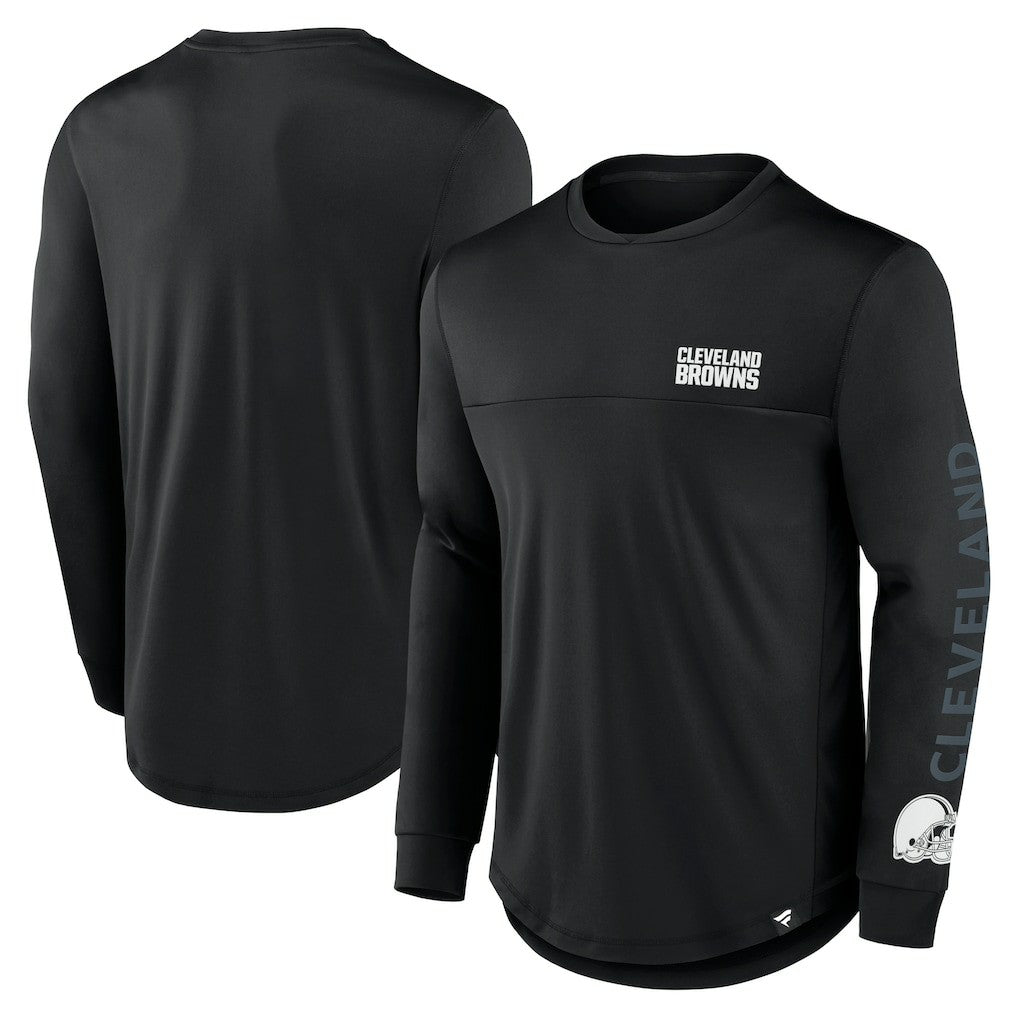 Blackout Long Sleeve T-Shirt - Cleveland Browns