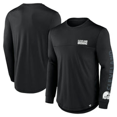 Blackout Long Sleeve T-Shirt - Cleveland Browns