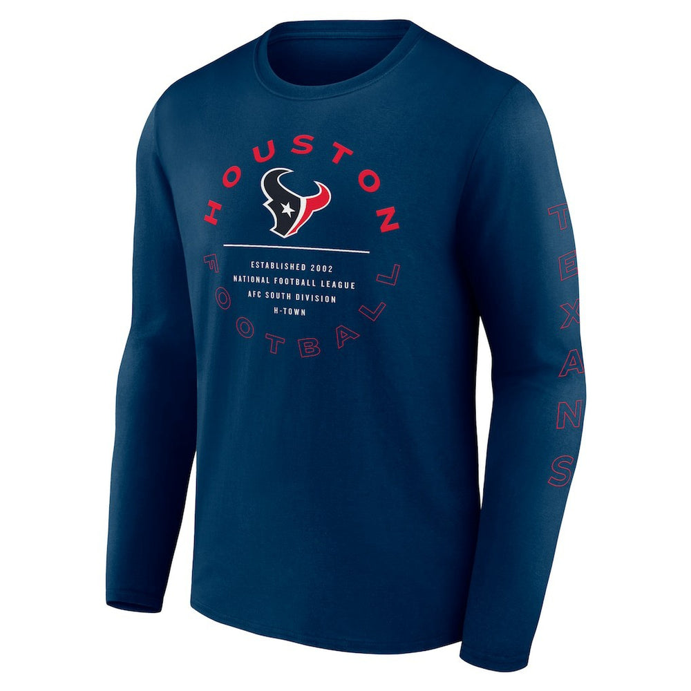Stat Sheet Long Sleeve T-Shirt - Houston Texans