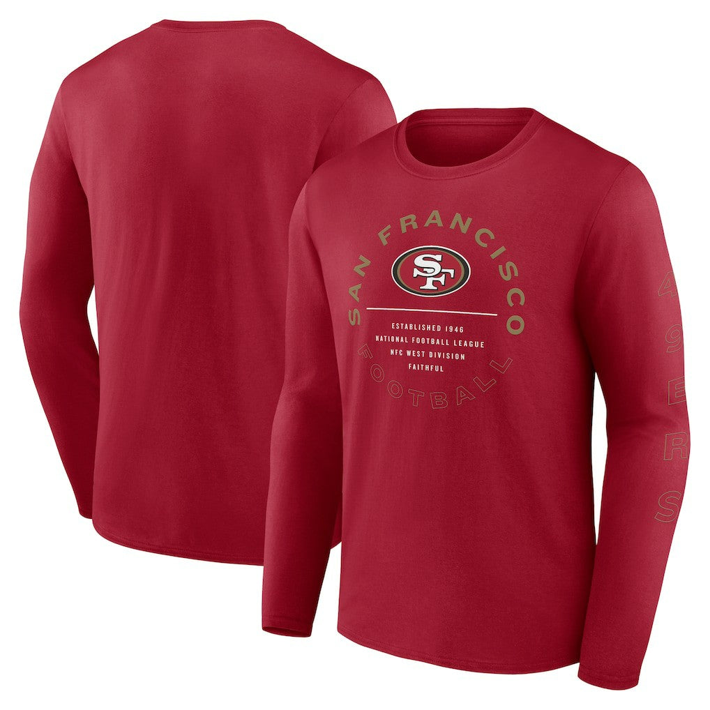 Stat Sheet Long Sleeve T-Shirt - San Francisco 49ers