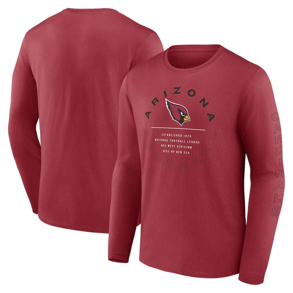 Stat Sheet Long Sleeve T-Shirt - Arizona Cardinals