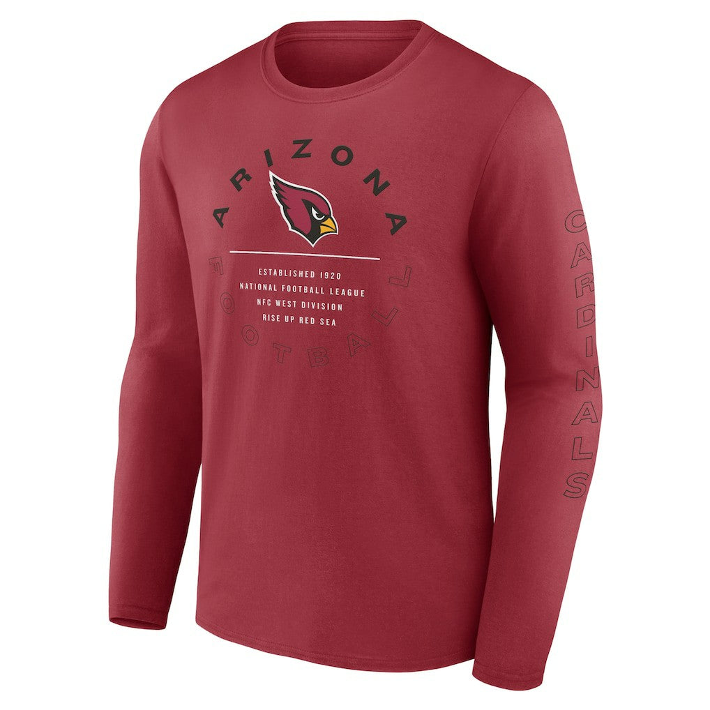 Stat Sheet Long Sleeve T-Shirt - Arizona Cardinals