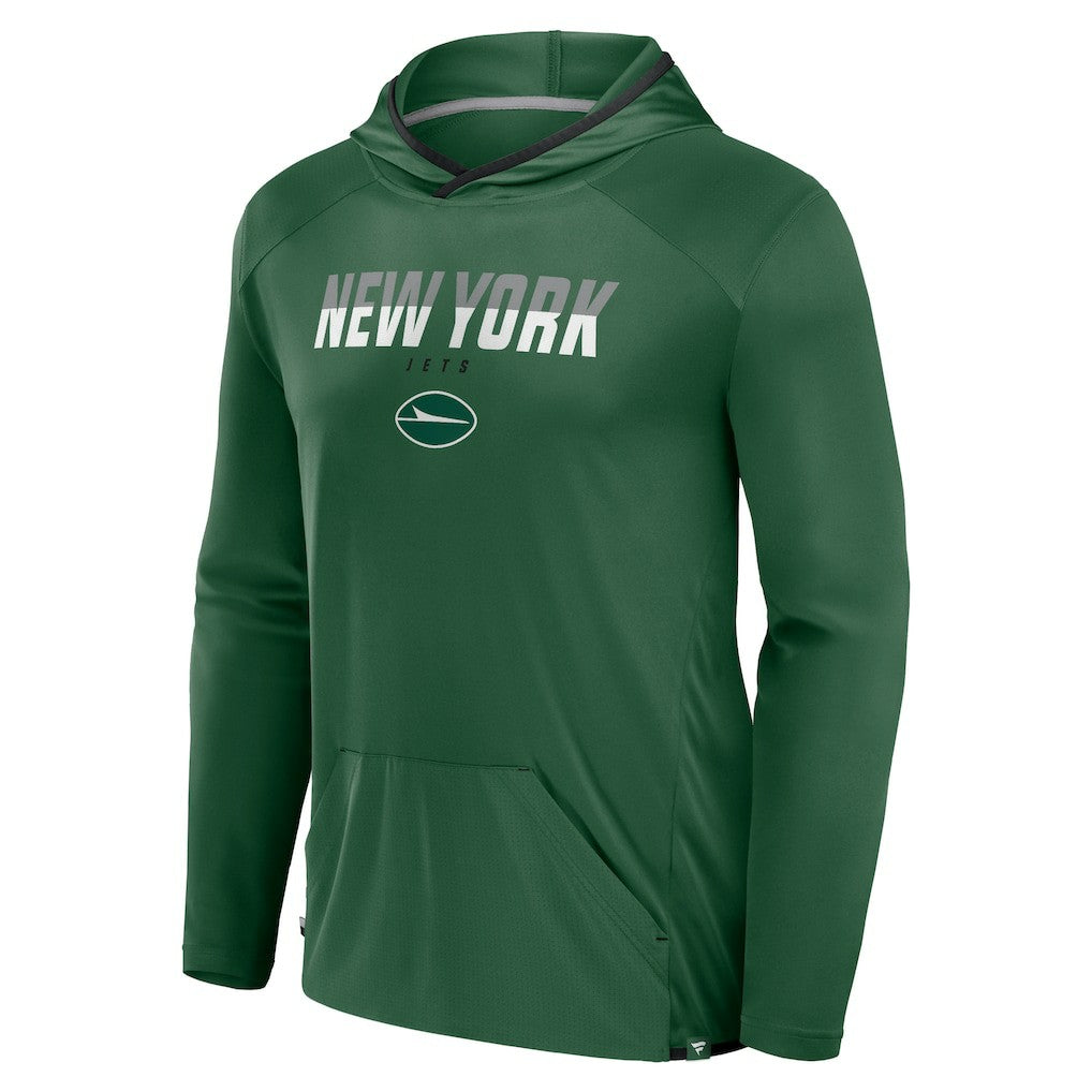 Transitional Defender Hoodie Long Sleeve T-Shirt - New York Jets