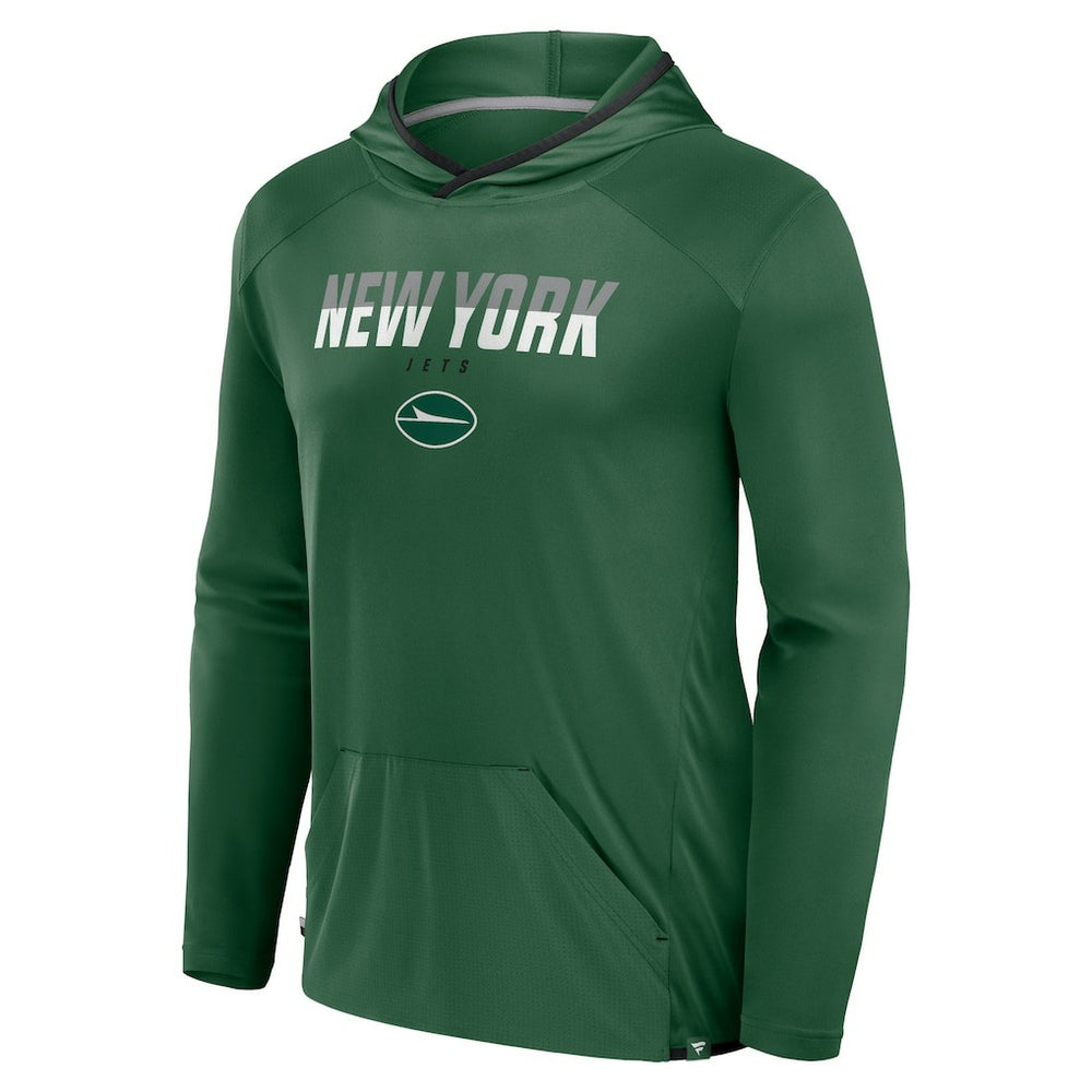 Transitional Defender Hoodie Long Sleeve T-Shirt - New York Jets