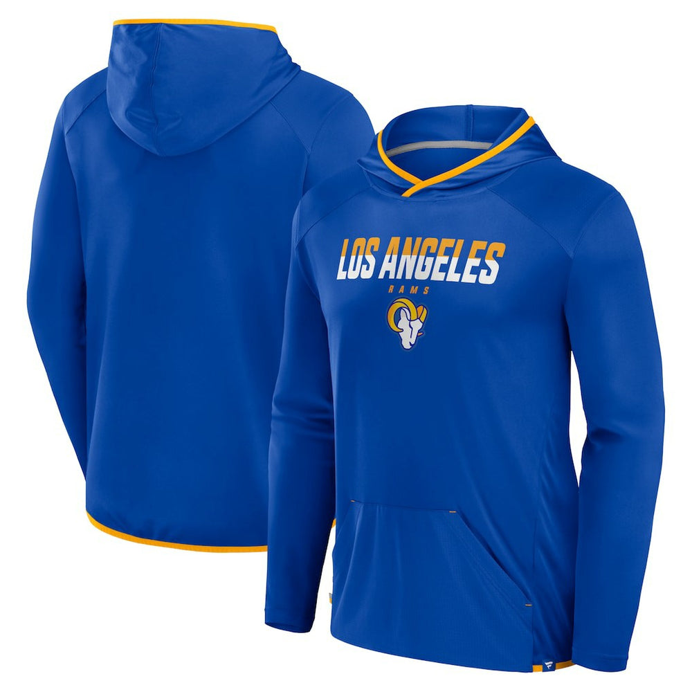 Transitional Defender Hoodie Long Sleeve T-Shirt - Los Angeles Rams