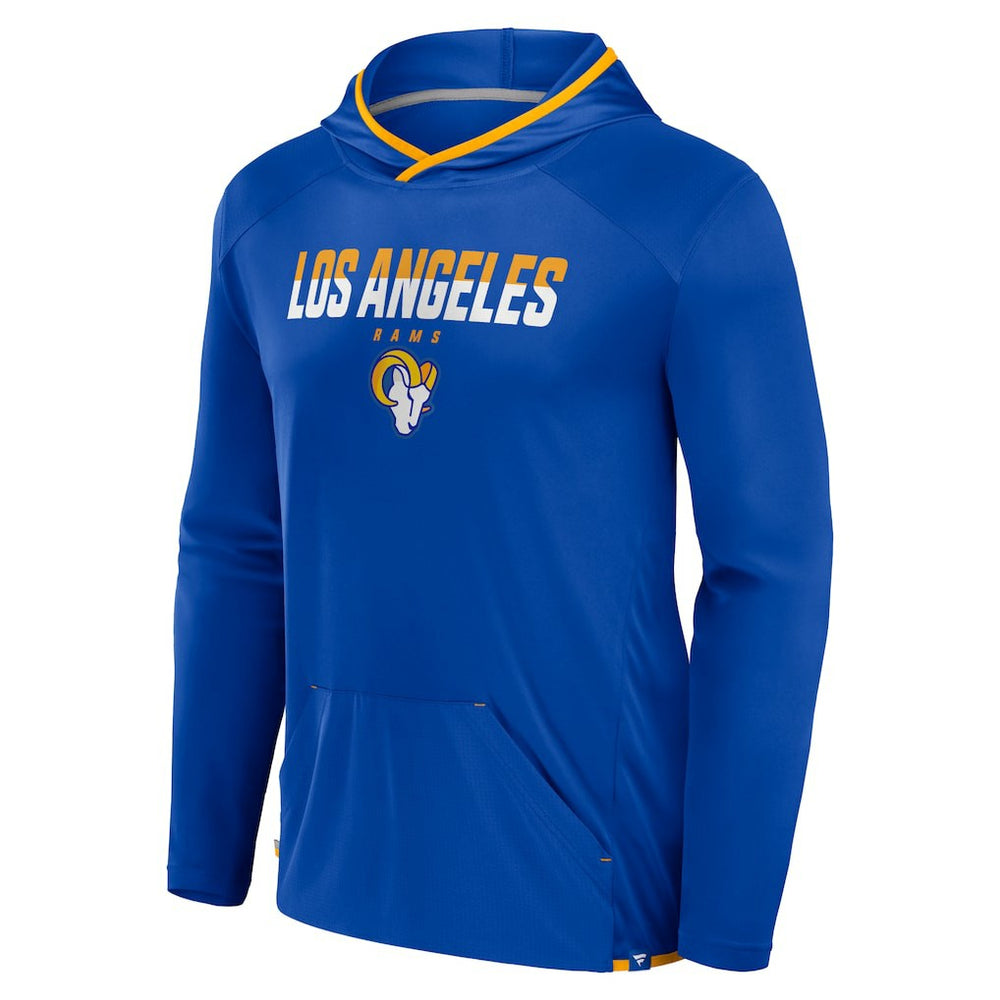 Transitional Defender Hoodie Long Sleeve T-Shirt - Los Angeles Rams