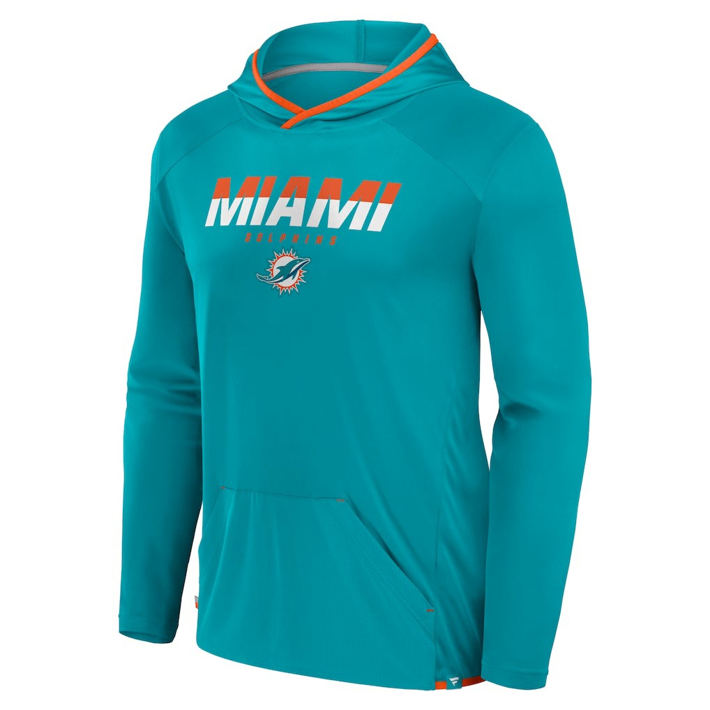 Transitional Defender Hoodie Long Sleeve T-Shirt - Miami Dolphins