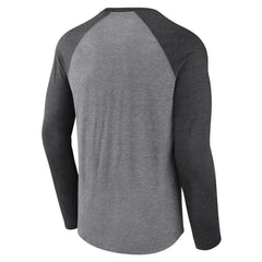 Tri-Blend Raglan Long Sleeve T-Shirt - Carolina Panthers