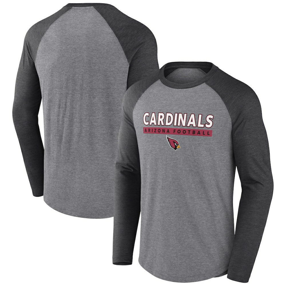 Tri-Blend Raglan Long Sleeve T-Shirt - Arizona Cardinals