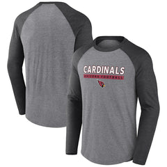 Tri-Blend Raglan Long Sleeve T-Shirt - Arizona Cardinals