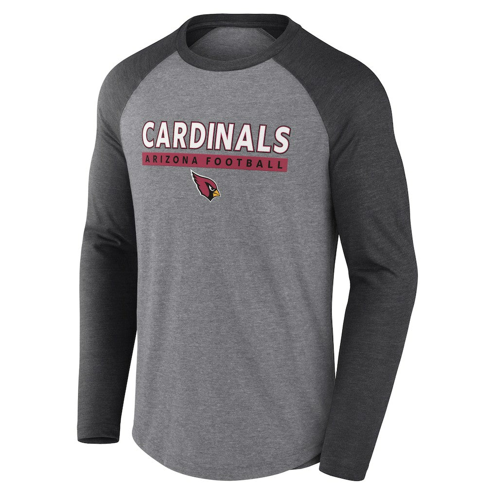 Tri-Blend Raglan Long Sleeve T-Shirt - Arizona Cardinals