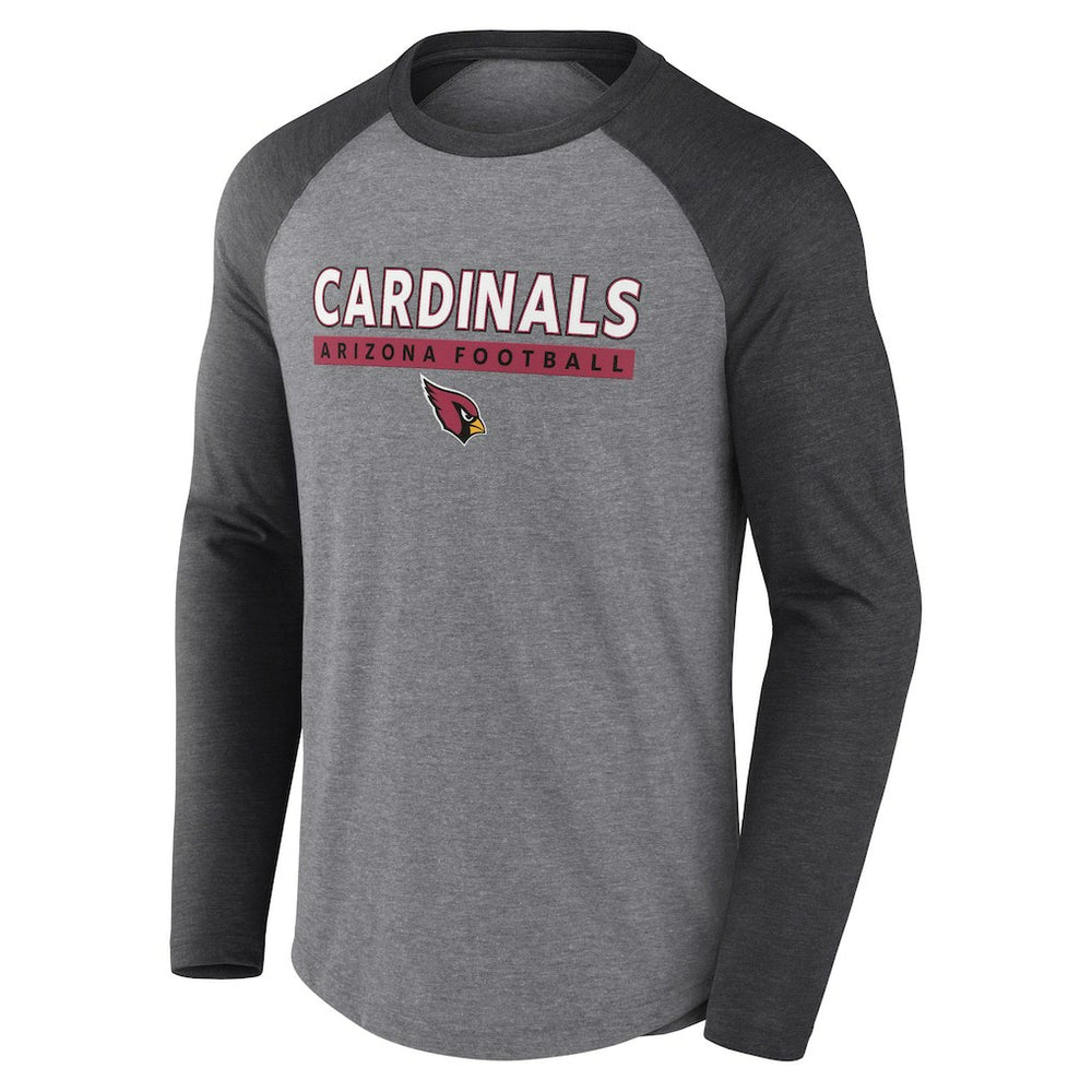 Tri-Blend Raglan Long Sleeve T-Shirt - Arizona Cardinals