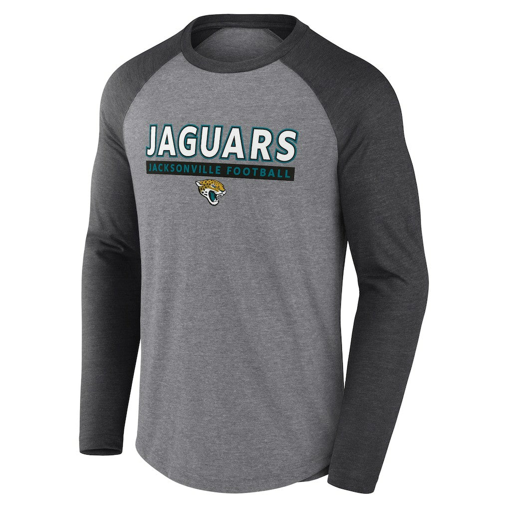 Tri-Blend Raglan Long Sleeve T-Shirt - Jacksonville Jaguars