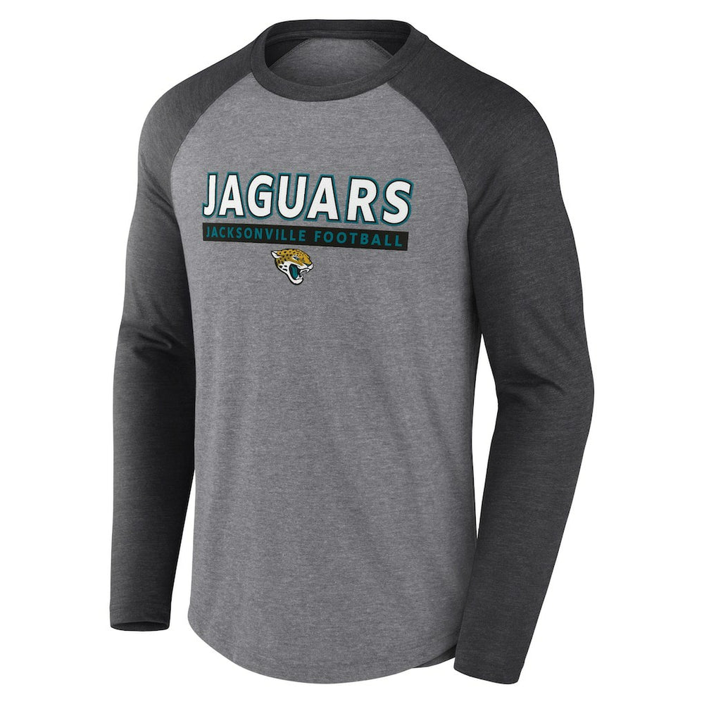 Tri-Blend Raglan Long Sleeve T-Shirt - Jacksonville Jaguars