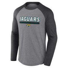 Tri-Blend Raglan Long Sleeve T-Shirt - Jacksonville Jaguars