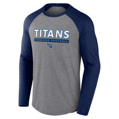 Tri-Blend Raglan Long Sleeve T-Shirt - Tennessee Titans