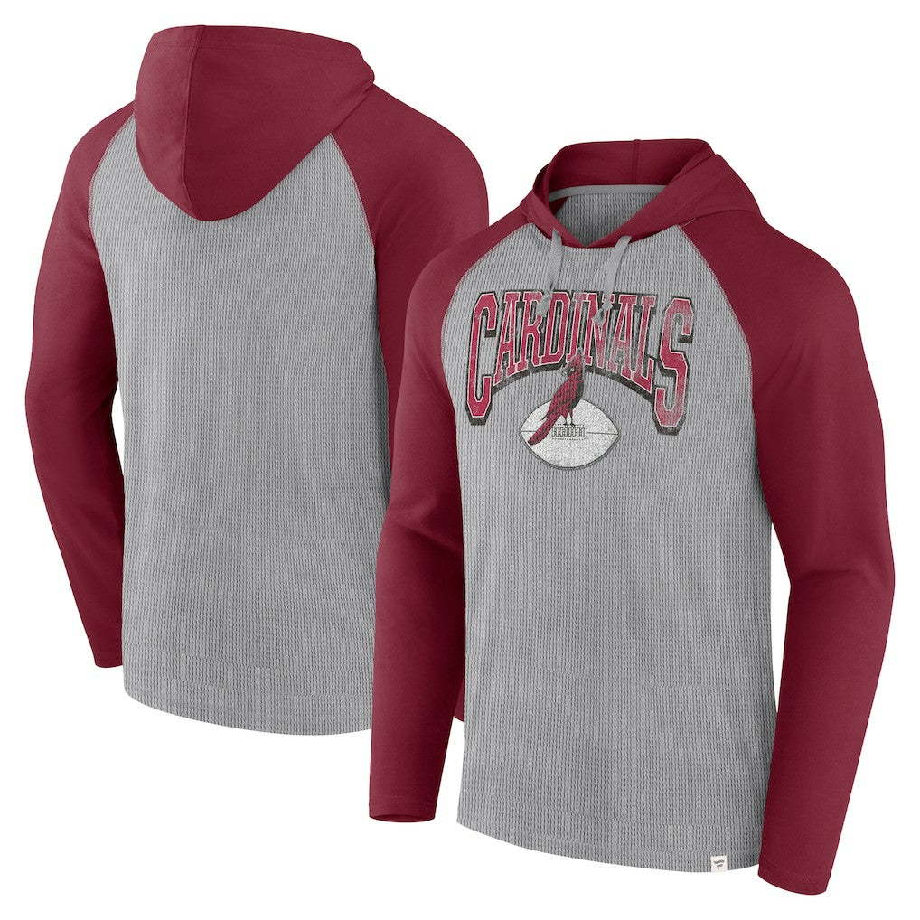Under Center Long Sleeve Hoodie T-Shirt - Arizona Cardinals