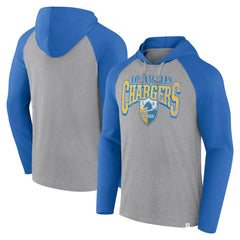 Under Center Long Sleeve Hoodie T-Shirt - Los Angeles Chargers