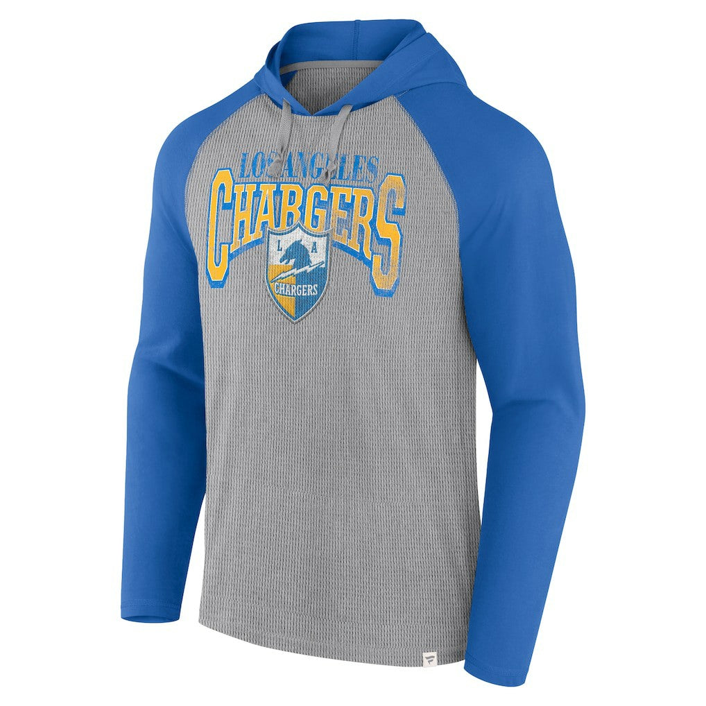 Under Center Long Sleeve Hoodie T-Shirt - Los Angeles Chargers