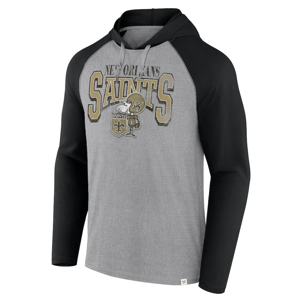 Under Center Long Sleeve Hoodie T-Shirt - New Orleans Saints