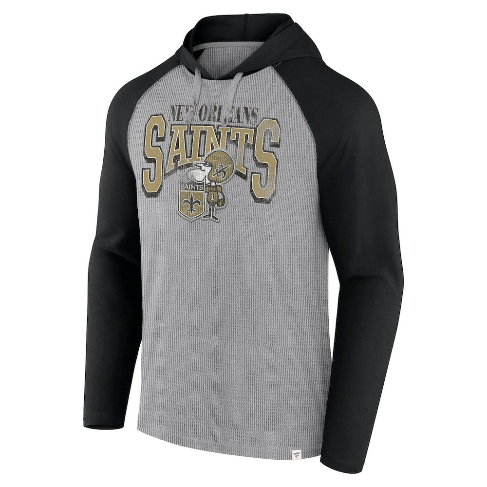 Under Center Long Sleeve Hoodie T-Shirt - New Orleans Saints