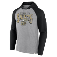 Under Center Long Sleeve Hoodie T-Shirt - New Orleans Saints