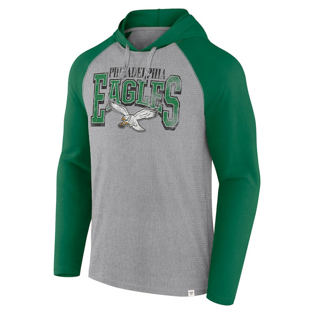 Under Center Long Sleeve Hoodie T-Shirt - Philadelphia Eagles