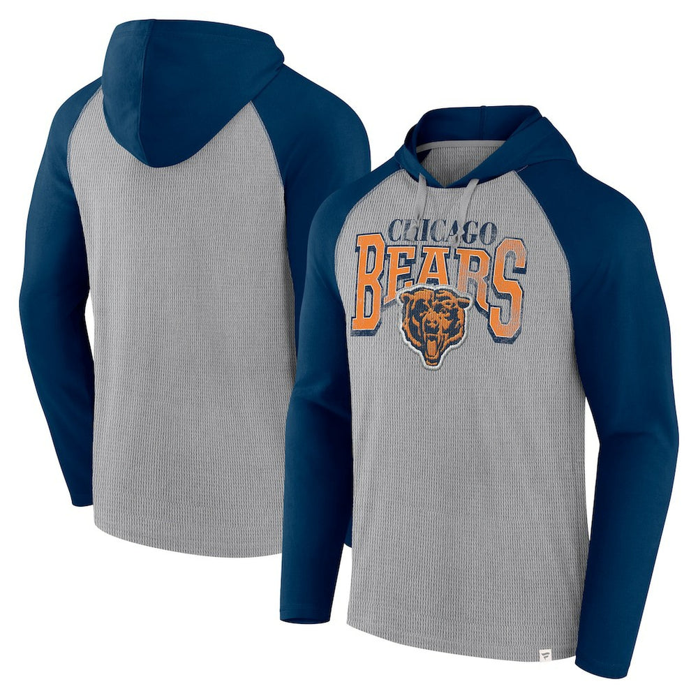 Under Center Long Sleeve Hoodie T-Shirt - Chicago Bears