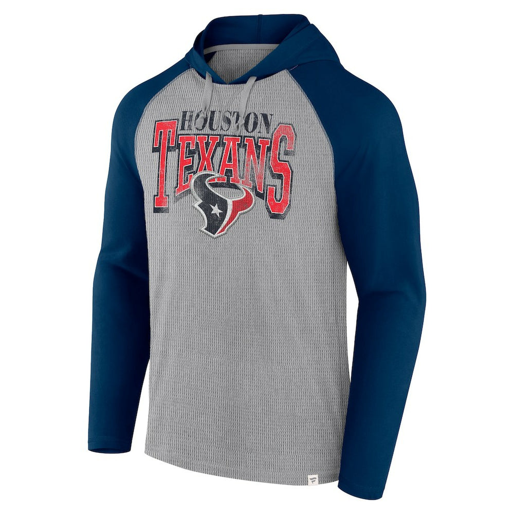 Under Center Long Sleeve Hoodie T-Shirt - Houston Texans