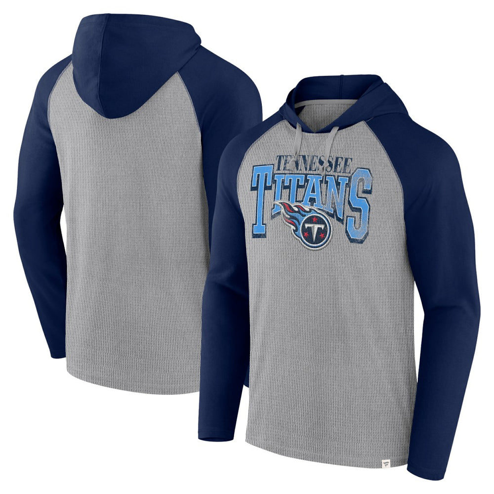 Under Center Long Sleeve Hoodie T-Shirt - Tennessee Titans