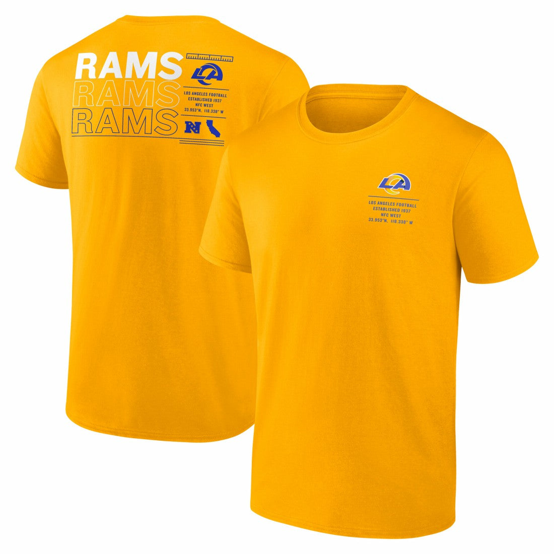 Repeat Stats T-Shirt - Los Angeles Rams