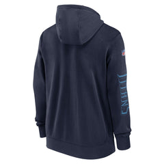 2024 Sideline Club Full-Zip Hoodie - Tennessee Titans