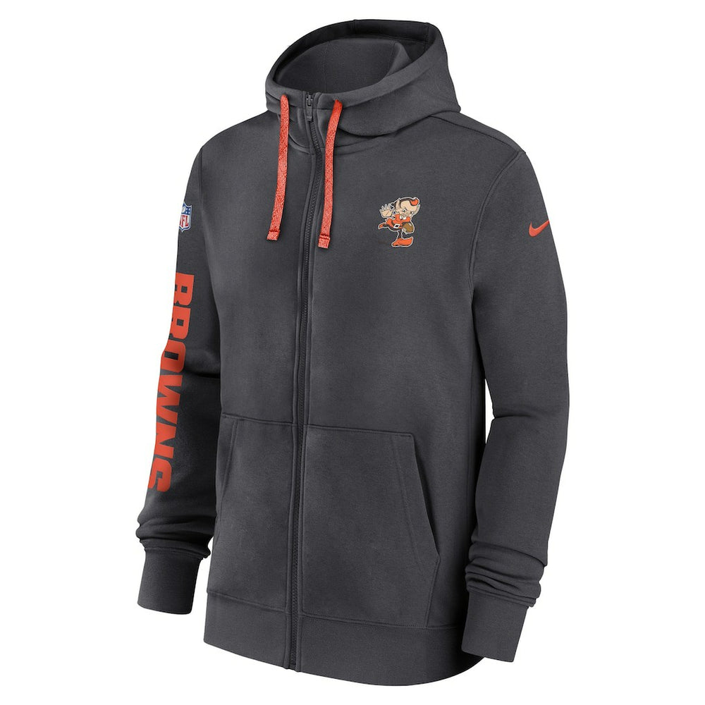 2024 Sideline Club Full-Zip Hoodie - Cleveland Browns