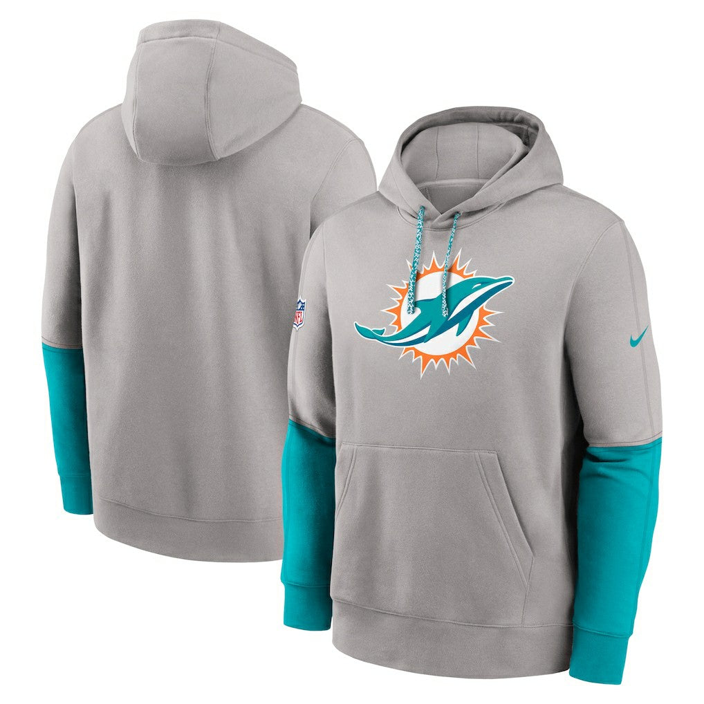 2024 Sideline Club Pullover Hoodie - Miami Dolphins