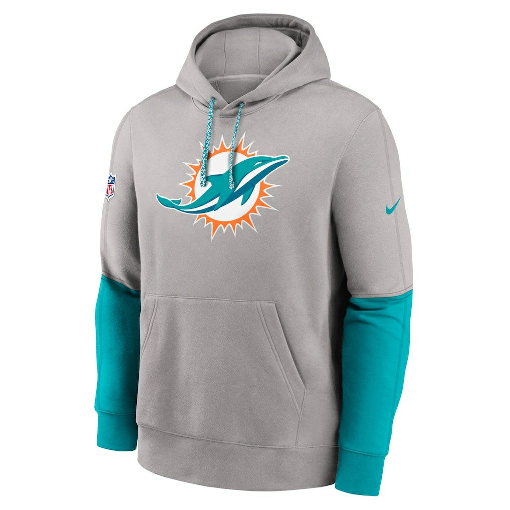 2024 Sideline Club Pullover Hoodie - Miami Dolphins