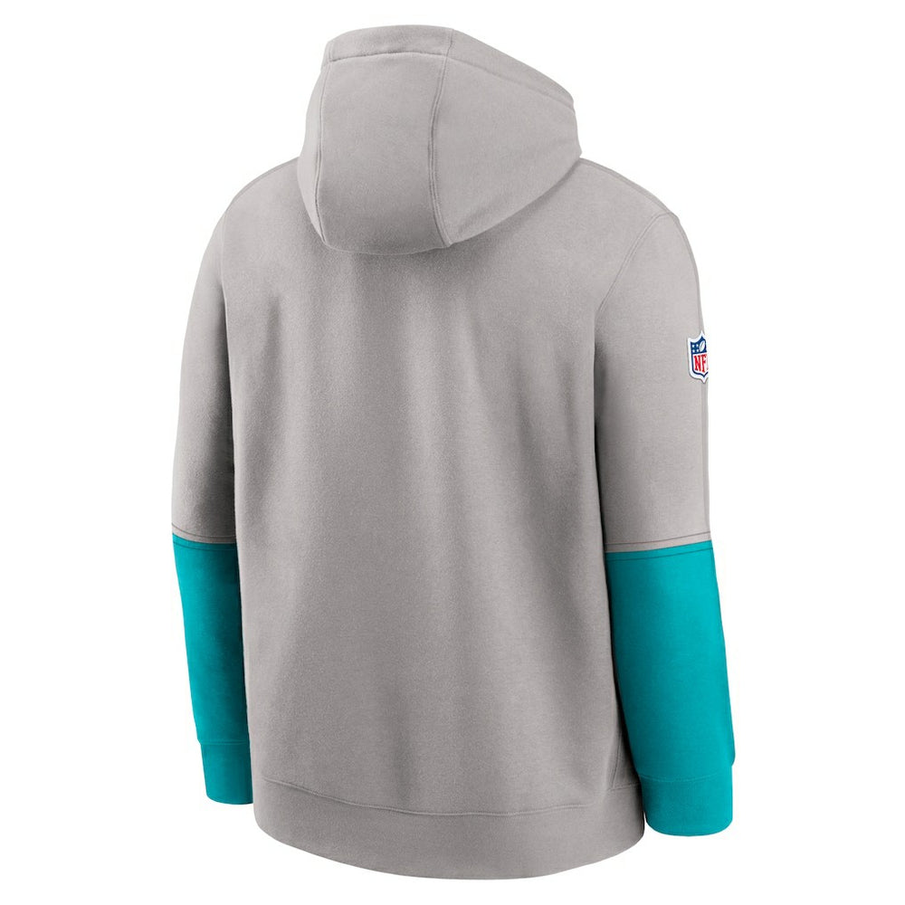 2024 Sideline Club Pullover Hoodie - Miami Dolphins