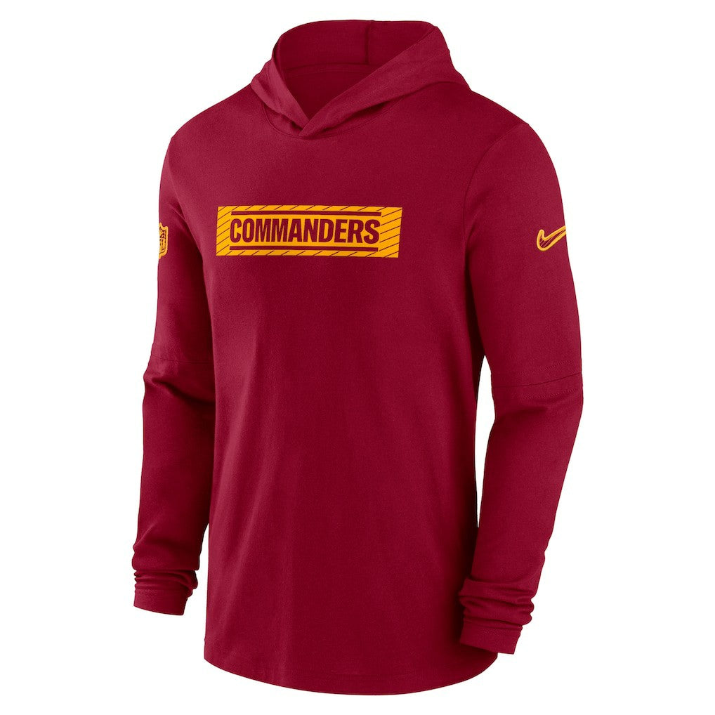 2024/25 Sideline Performance Long Sleeve Hoodie T-Shirt - Washington Commanders