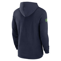 2024/25 Sideline Performance Long Sleeve Hoodie T-Shirt - Seattle Seahawks