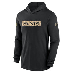 2024/25 Sideline Performance Long Sleeve Hoodie T-Shirt - New Orleans Saints